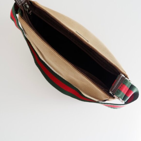 Authentic Preowned Gucci Beige Sherry Line Shoulder Bag - Picture 15 of 16